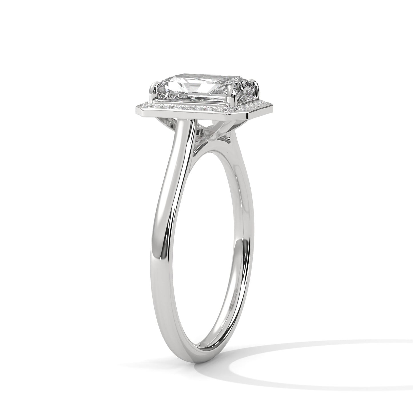 emerald-14k white gold|emerald-18k white gold|emerald-platinum
