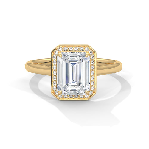 Load image 1 in gallery view. emerald-14k yellow gold|emerald-18k yellow gold