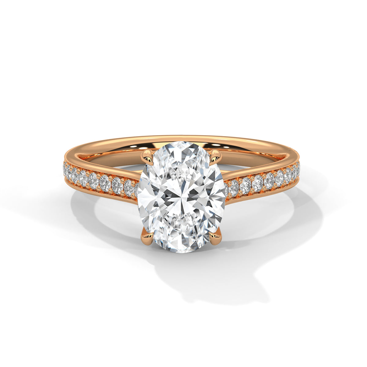 oval-14k rose gold|oval-18k rose gold