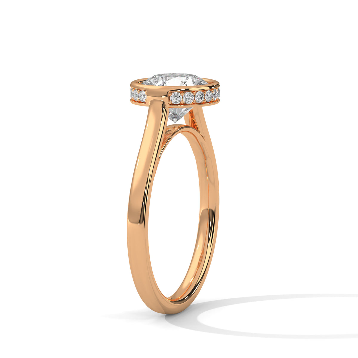 round-14k rose gold|round-18k rose gold