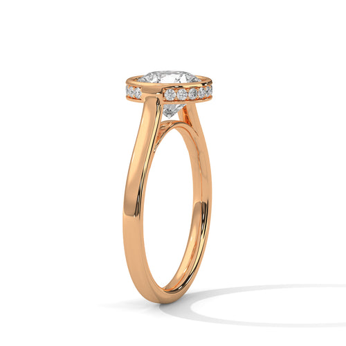 Load image 1 in gallery view. round-14k rose gold|round-18k rose gold