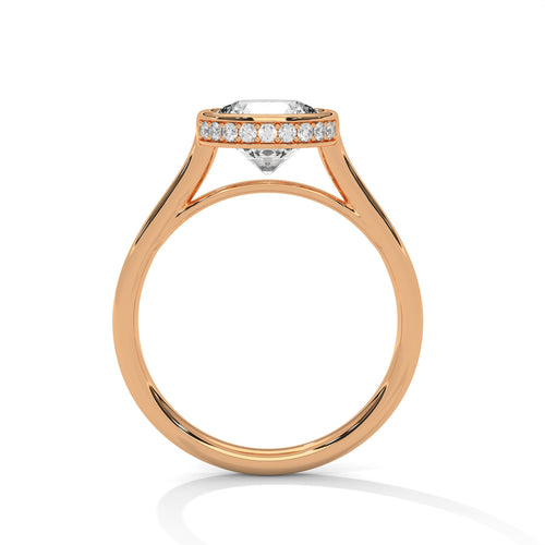 Load image 1 in gallery view. round-14k rose gold|round-18k rose gold