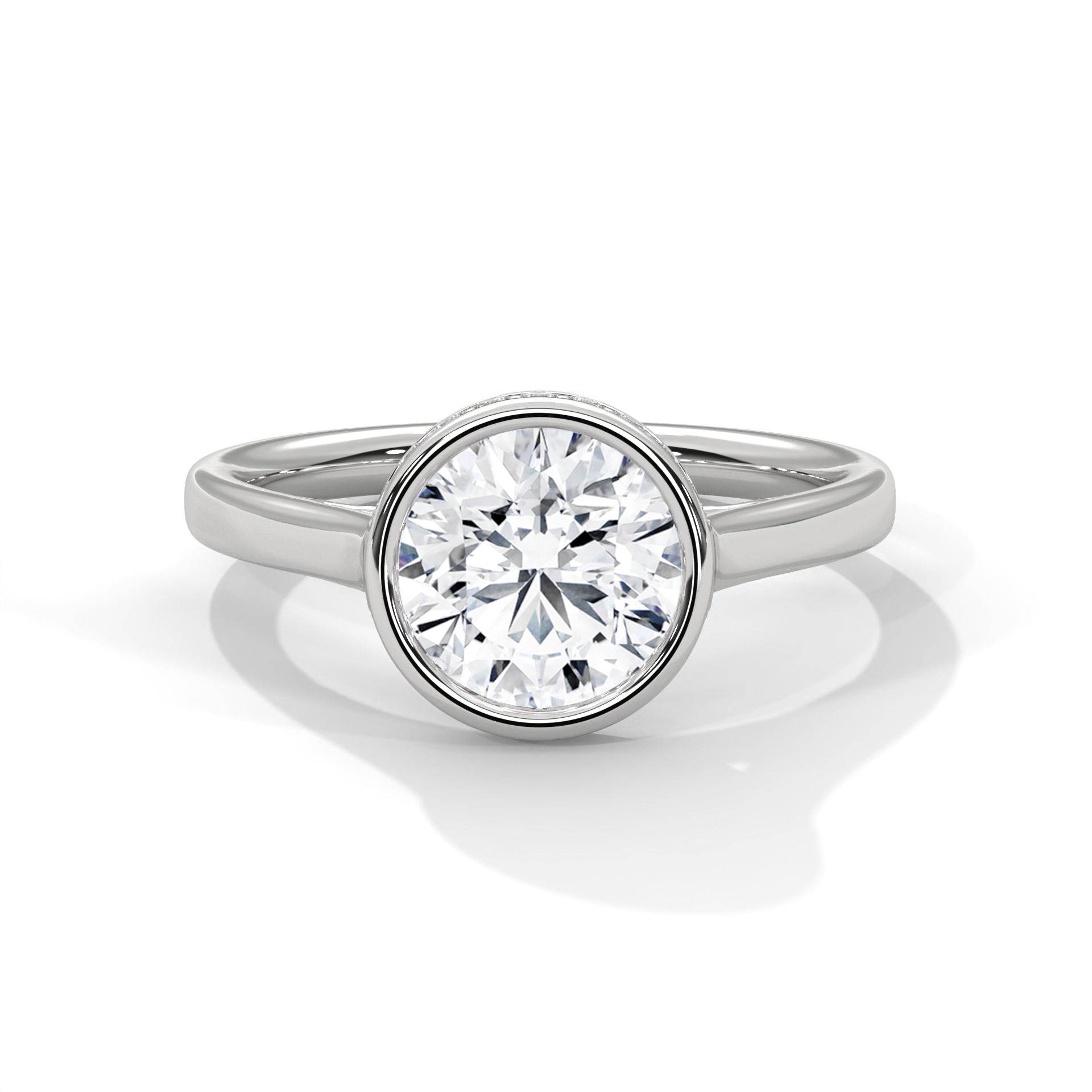 round-14k white gold|round-18k white gold|round-platinum