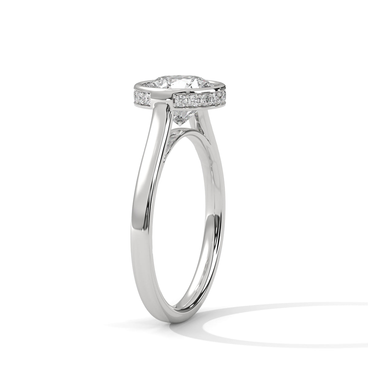 round-14k white gold|round-18k white gold|round-platinum