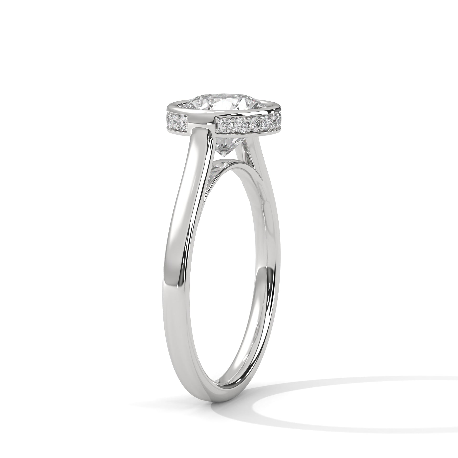 round-14k white gold|round-18k white gold|round-platinum