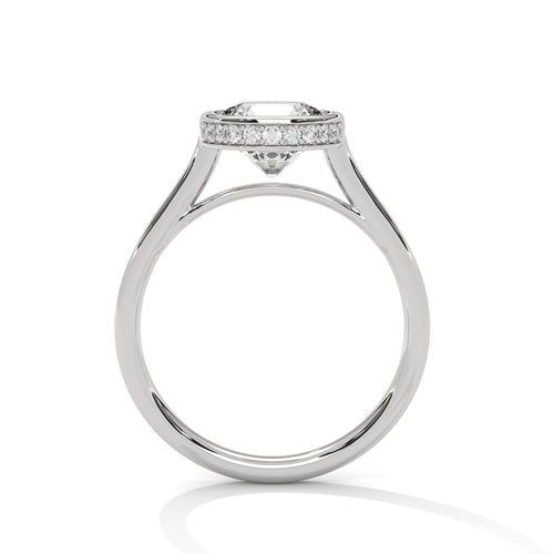 Load image 1 in gallery view. round-14k white gold|round-18k white gold|round-platinum