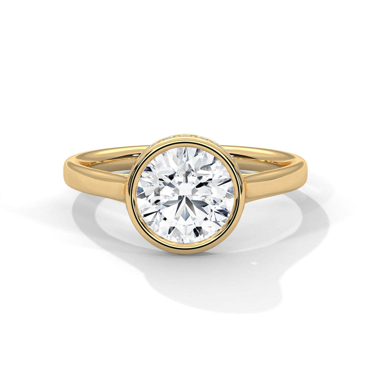 round-14k yellow gold|round-18k yellow gold