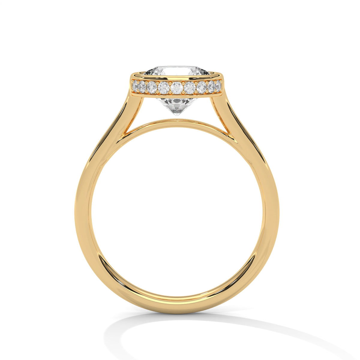 round-14k yellow gold|round-18k yellow gold