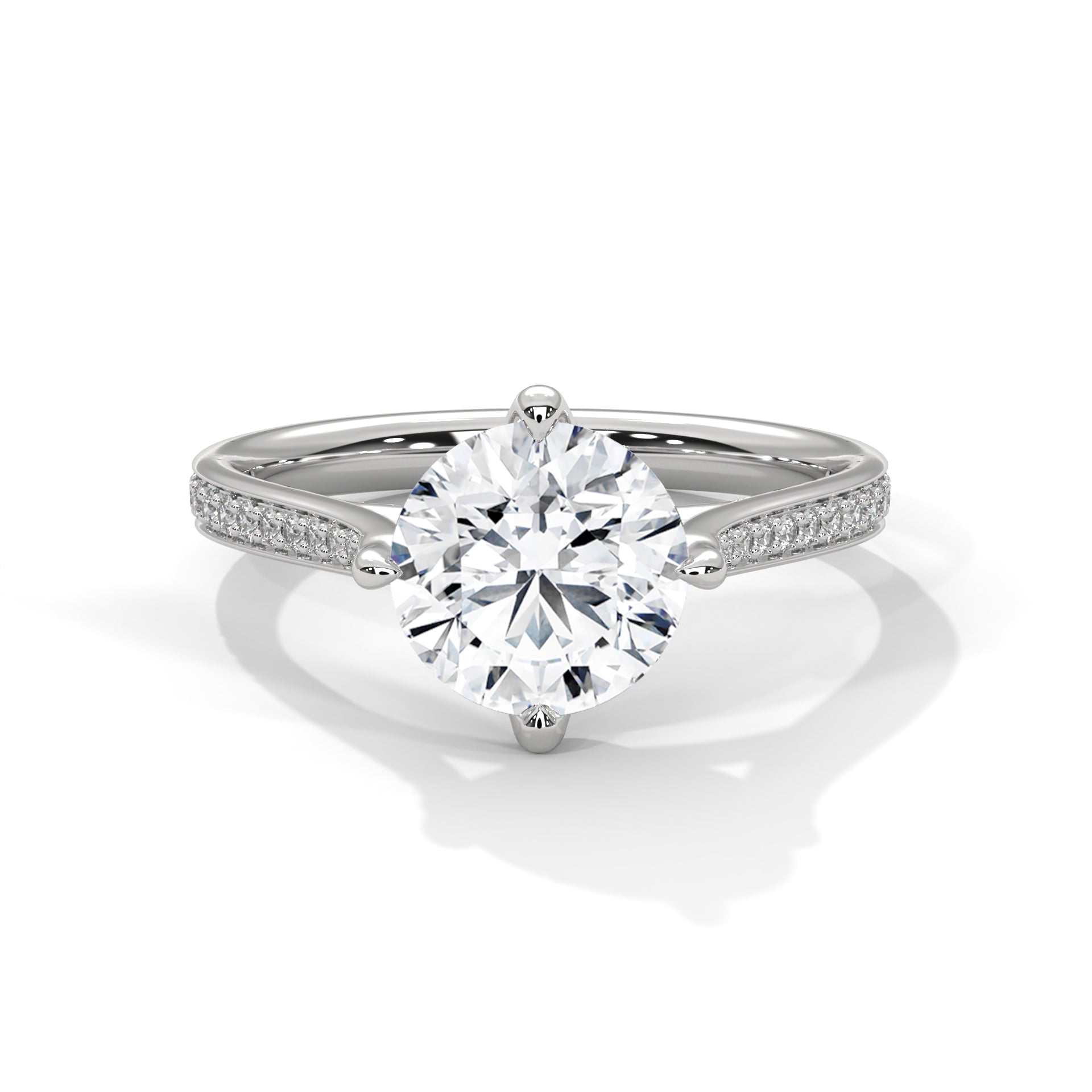 round-14k white gold|round-18k white gold|round-platinum