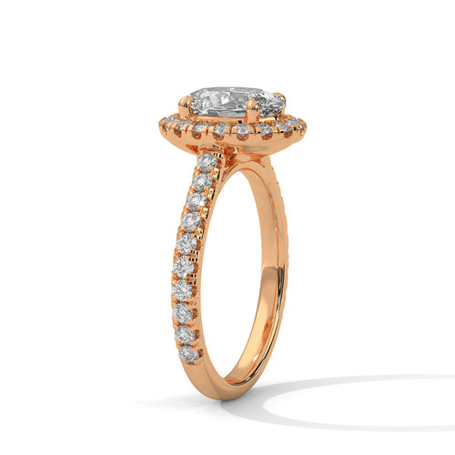 Load image 1 in gallery view. oval-14k rose gold|oval-18k rose gold