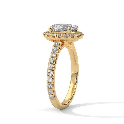 Load image 1 in gallery view. oval-14k yellow gold|oval-18k yellow gold