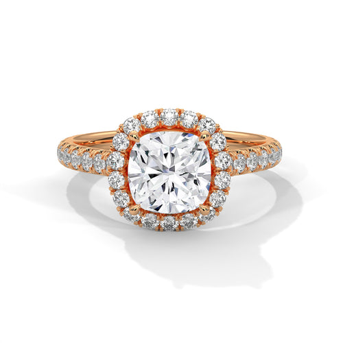 Load image 1 in gallery view. cushion-14k rose gold|cushion-18k rose gold
