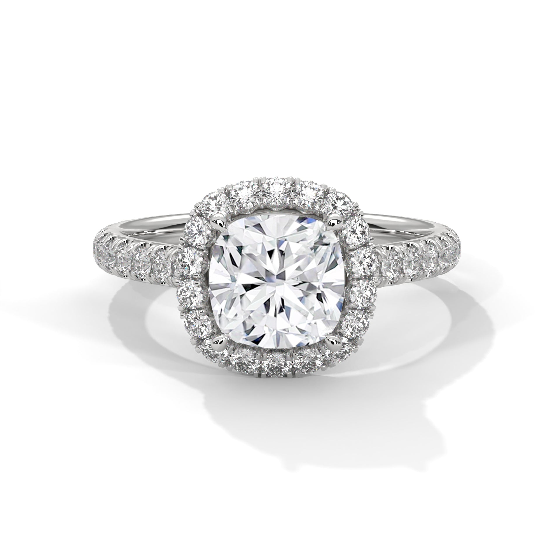 cushion-14k white gold|cushion-18k white gold|cushion-platinum