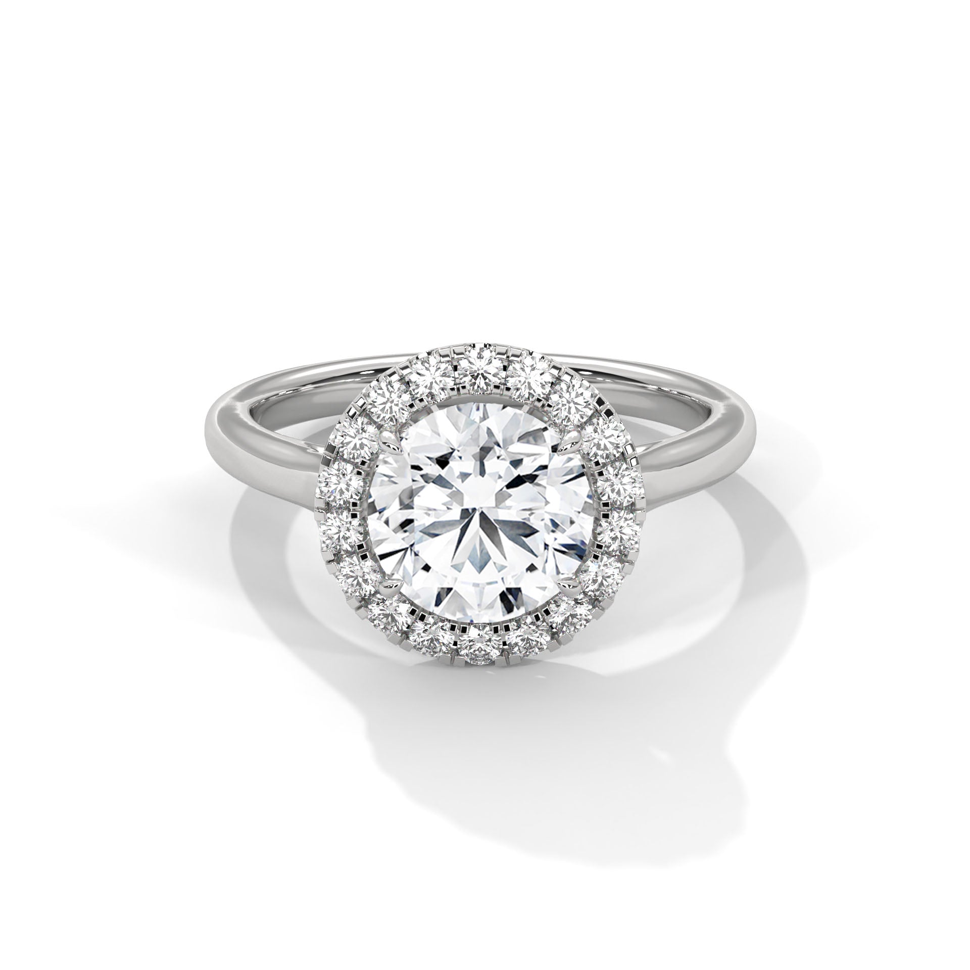 round-14k white gold|round-18k white gold|round-platinum