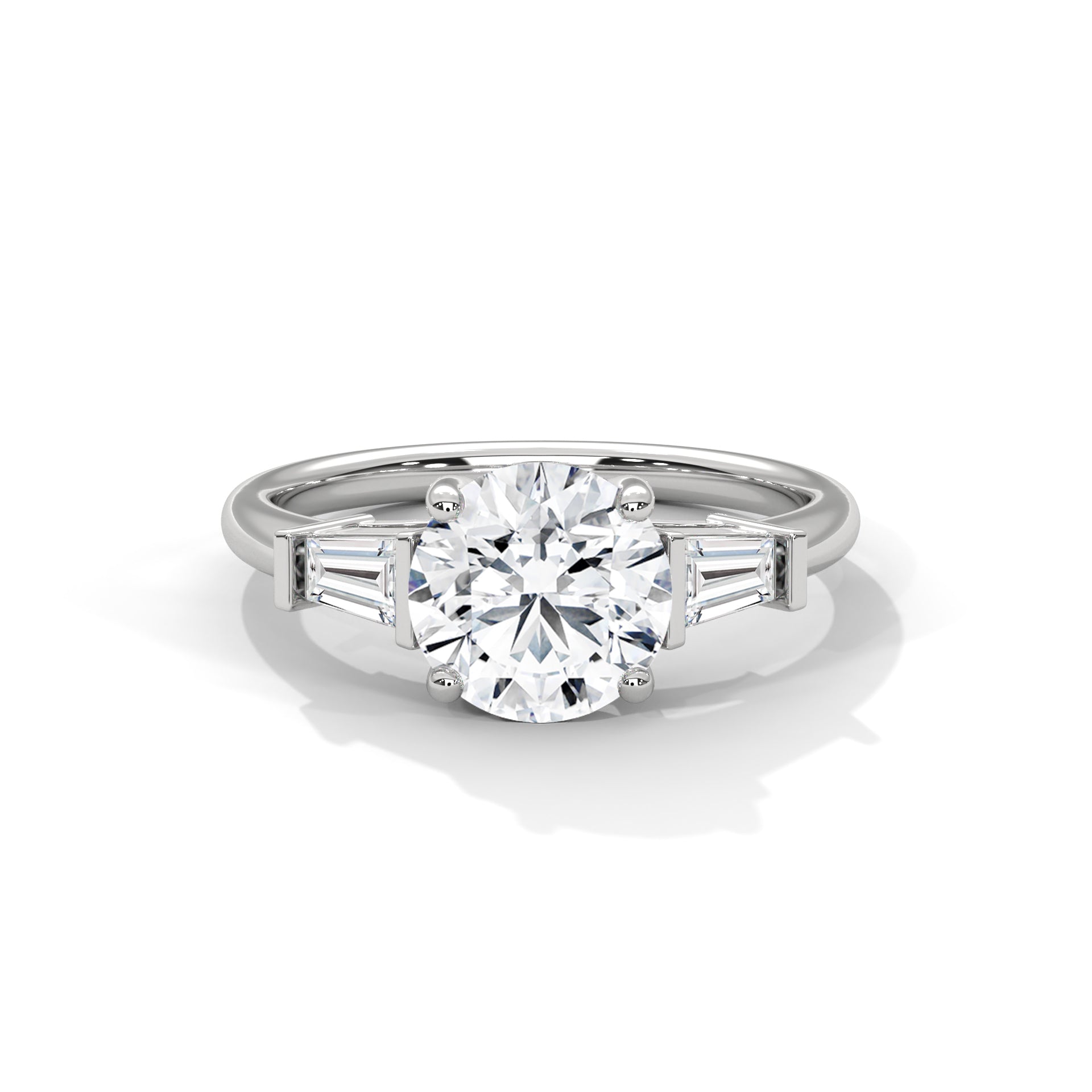 round-14k white gold|round-18k white gold|round-platinum