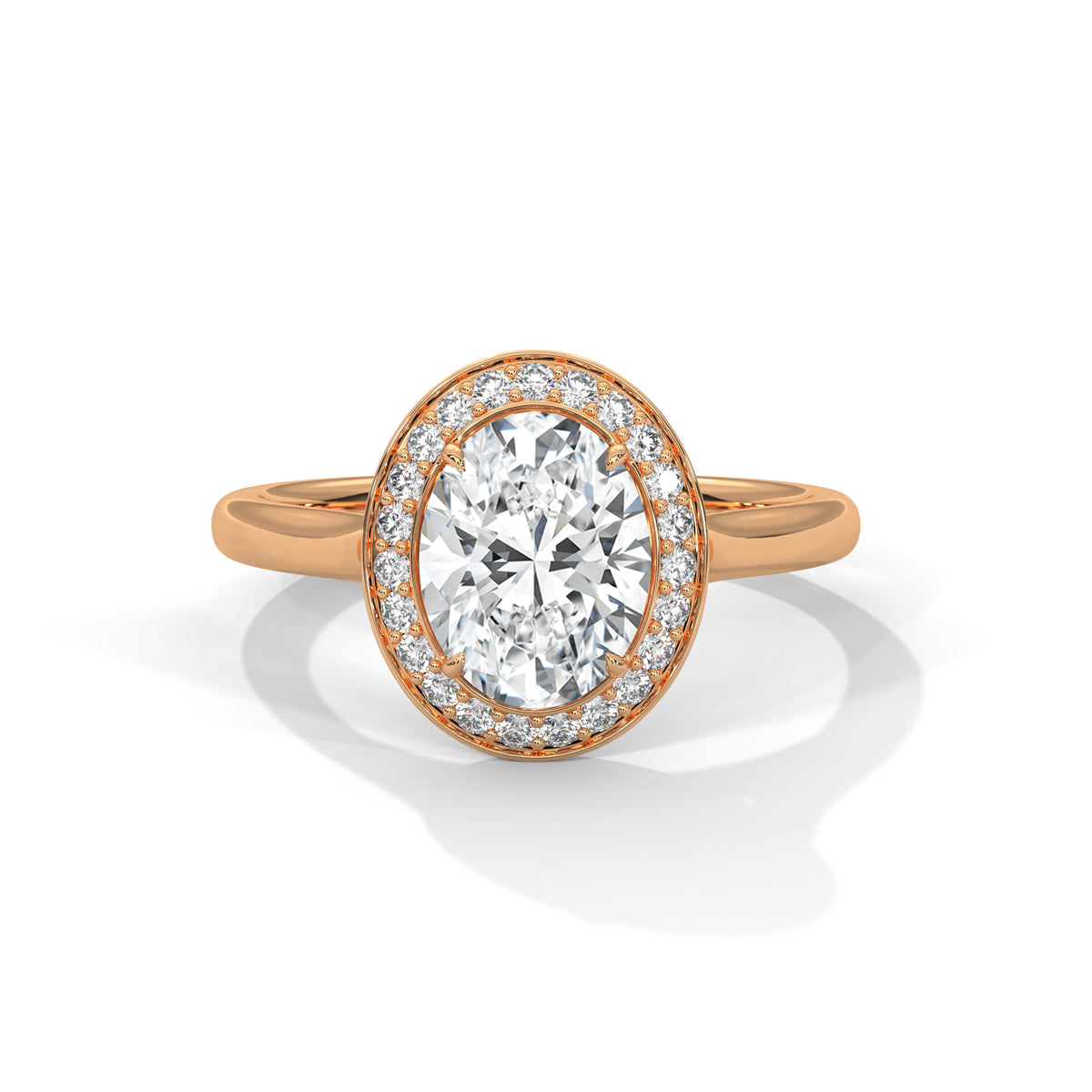 oval-14k rose gold|oval-18k rose gold