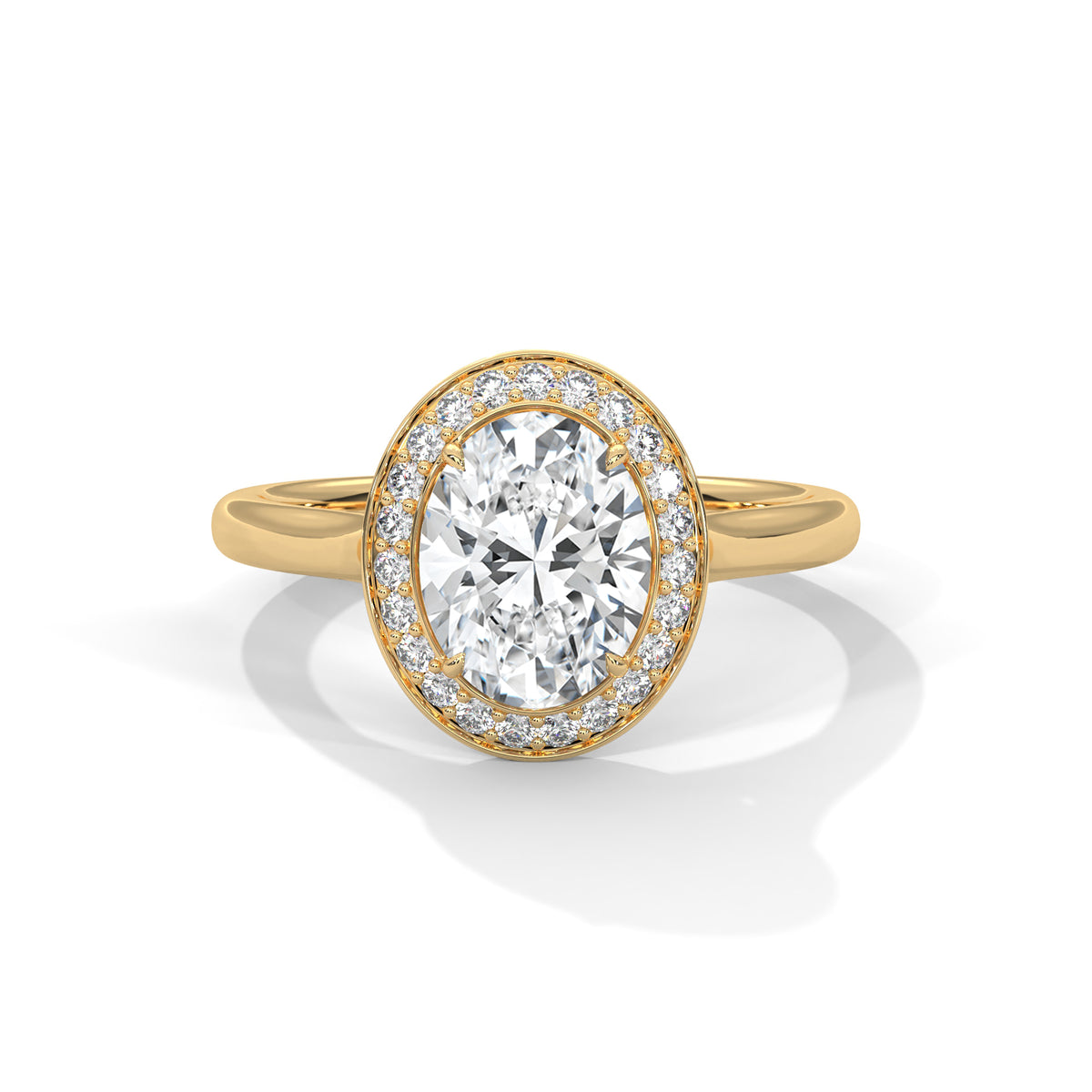 oval-14k yellow gold|oval-18k yellow gold
