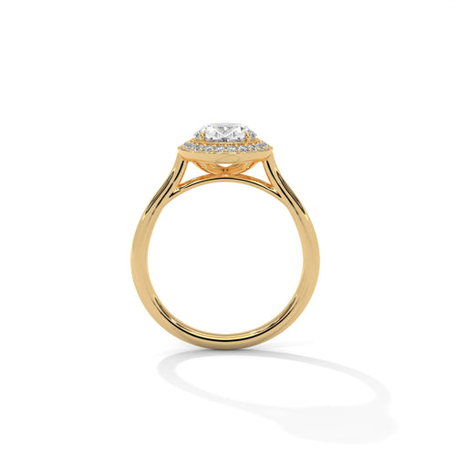 Load image 1 in gallery view. oval-14k yellow gold|oval-18k yellow gold