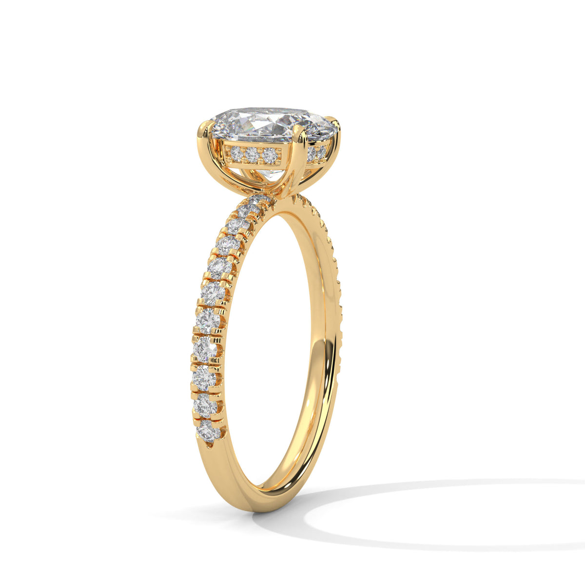 oval-14k yellow gold|oval-18k yellow gold