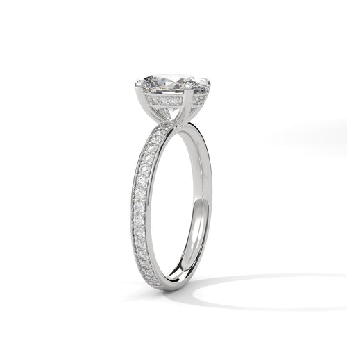Load image 1 in gallery view. oval-14k rose gold|oval-18k rose gold