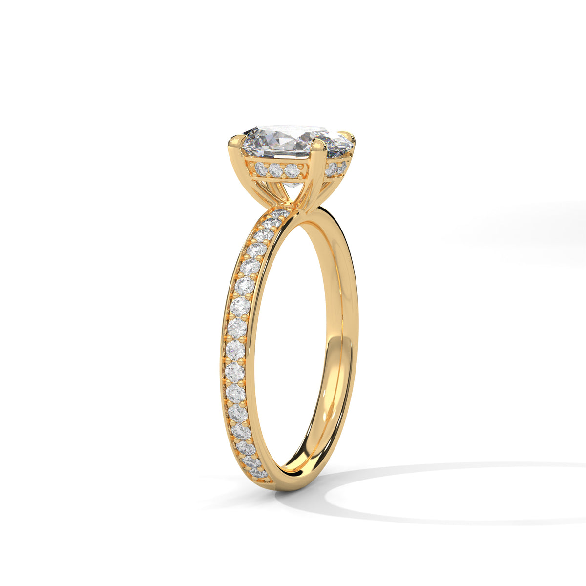 oval-14k yellow gold|oval-18k yellow gold