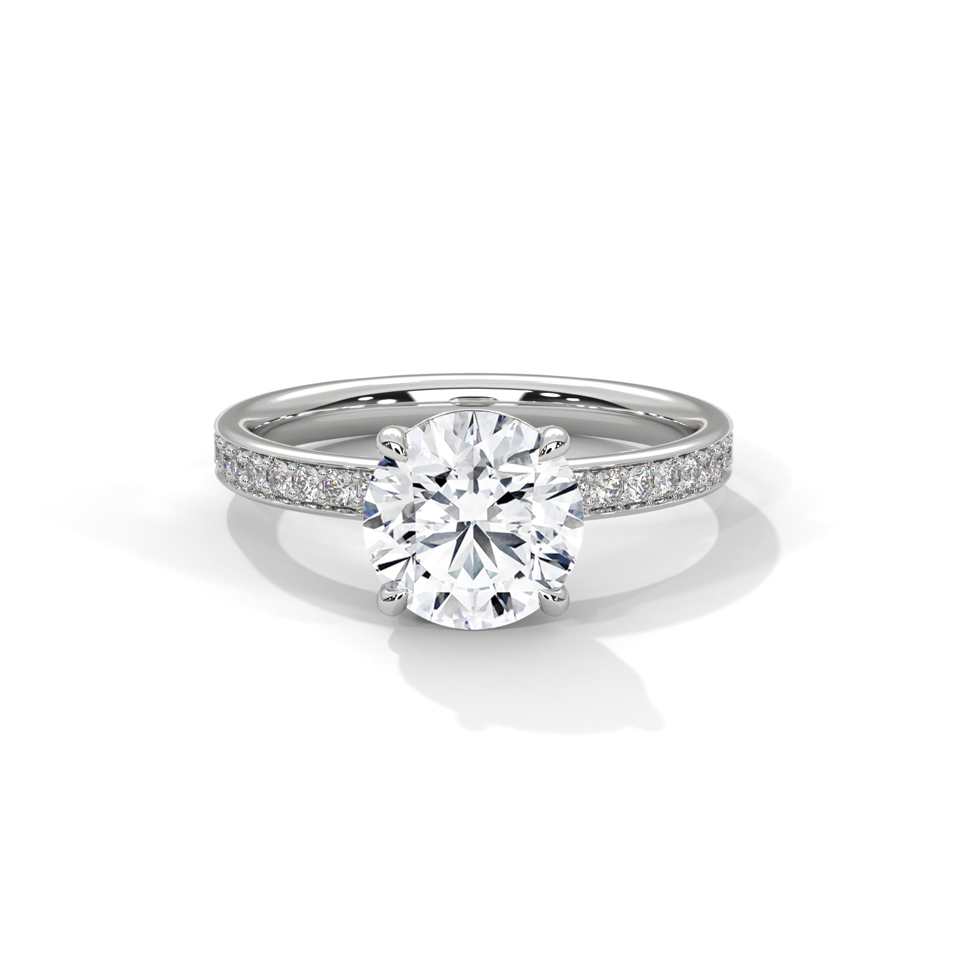 round-14k white gold|round-18k white gold|round-platinum