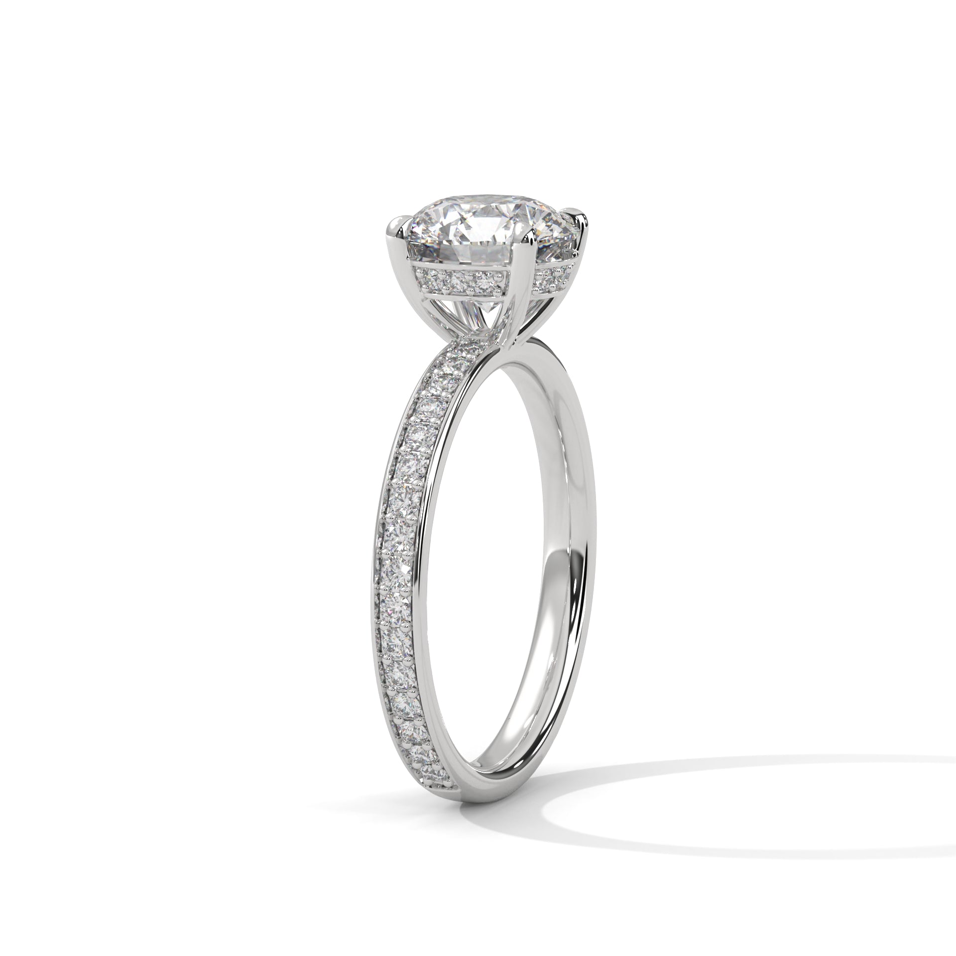 round-14k white gold|round-18k white gold|round-platinum