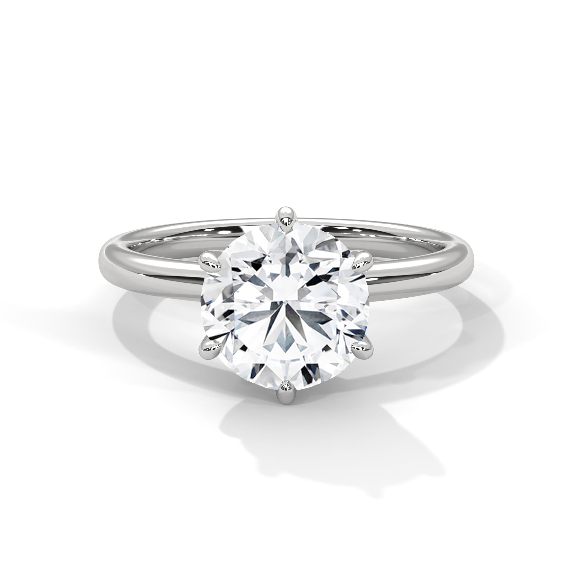 round-14k white gold|round-18k white gold|round-platinum