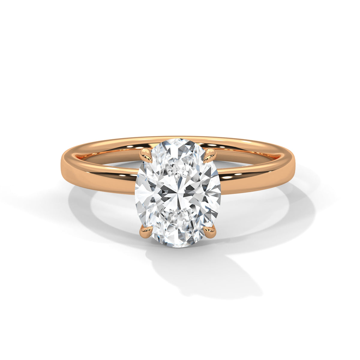 oval-14k rose gold|oval-18k rose gold