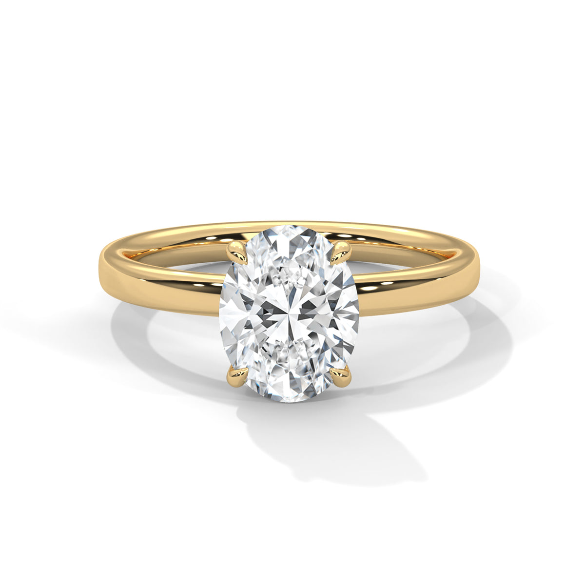 oval-14k yellow gold|oval-18k yellow gold