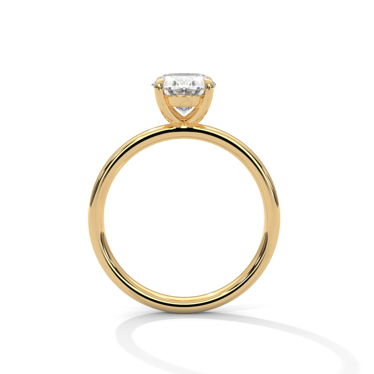 oval-14k yellow gold|oval-18k yellow gold