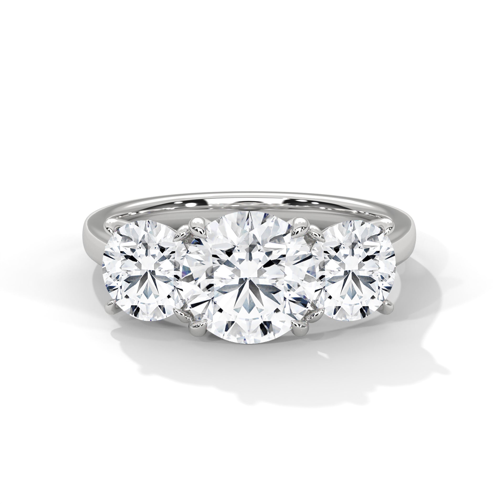 round-14k white gold|round-18k white gold|round-platinum