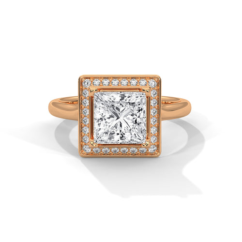 Load image 1 in gallery view. princess-14k rose gold|princess-18k rose gold