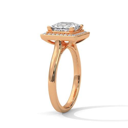 Load image 1 in gallery view. princess-14k rose gold|princess-18k rose gold