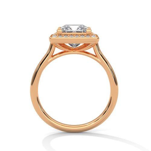 Load image 1 in gallery view. princess-14k rose gold|princess-18k rose gold