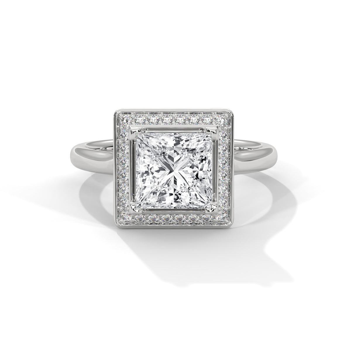 princess-14k white gold|princess-18k white gold|princess-platinum