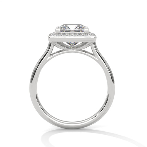 Load image 1 in gallery view. princess-14k white gold|princess-18k white gold|princess-platinum