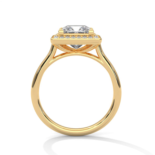 Load image 1 in gallery view. princess-14k yellow gold|princess-18k yellow gold