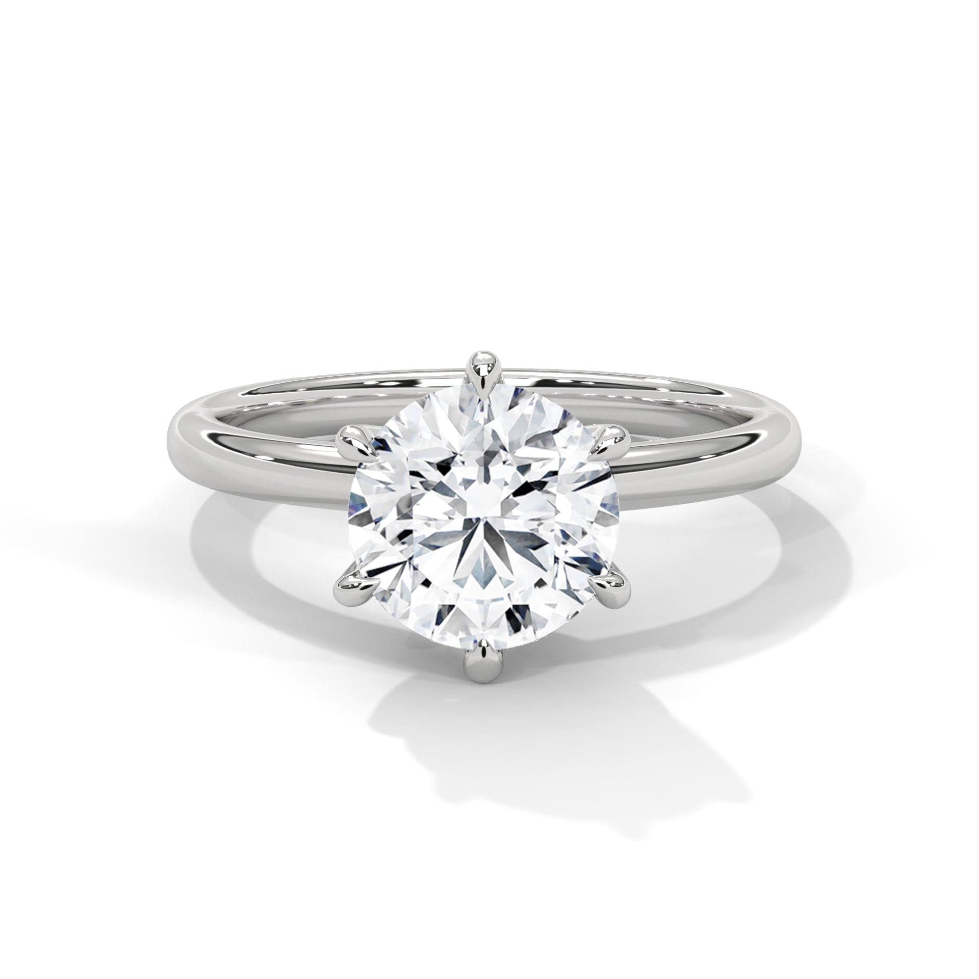 round-14k white gold|round-18k white gold|round-platinum