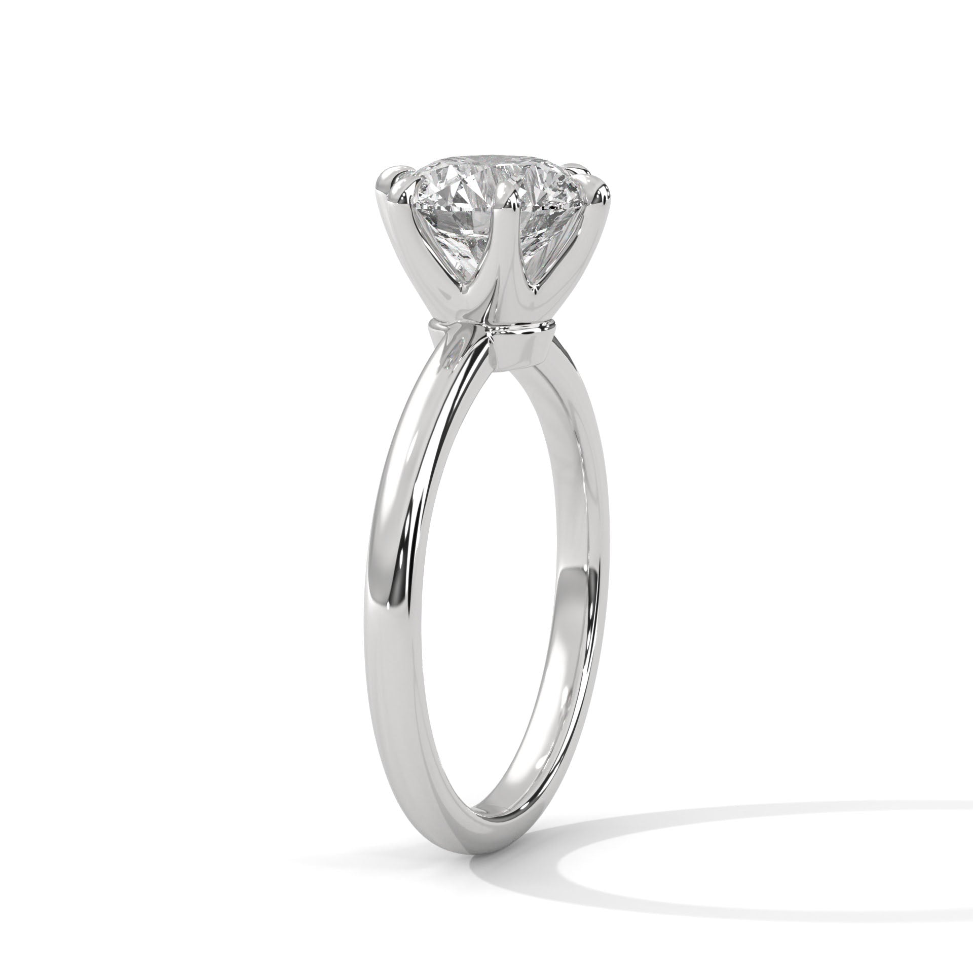 round-14k white gold|round-18k white gold|round-platinum