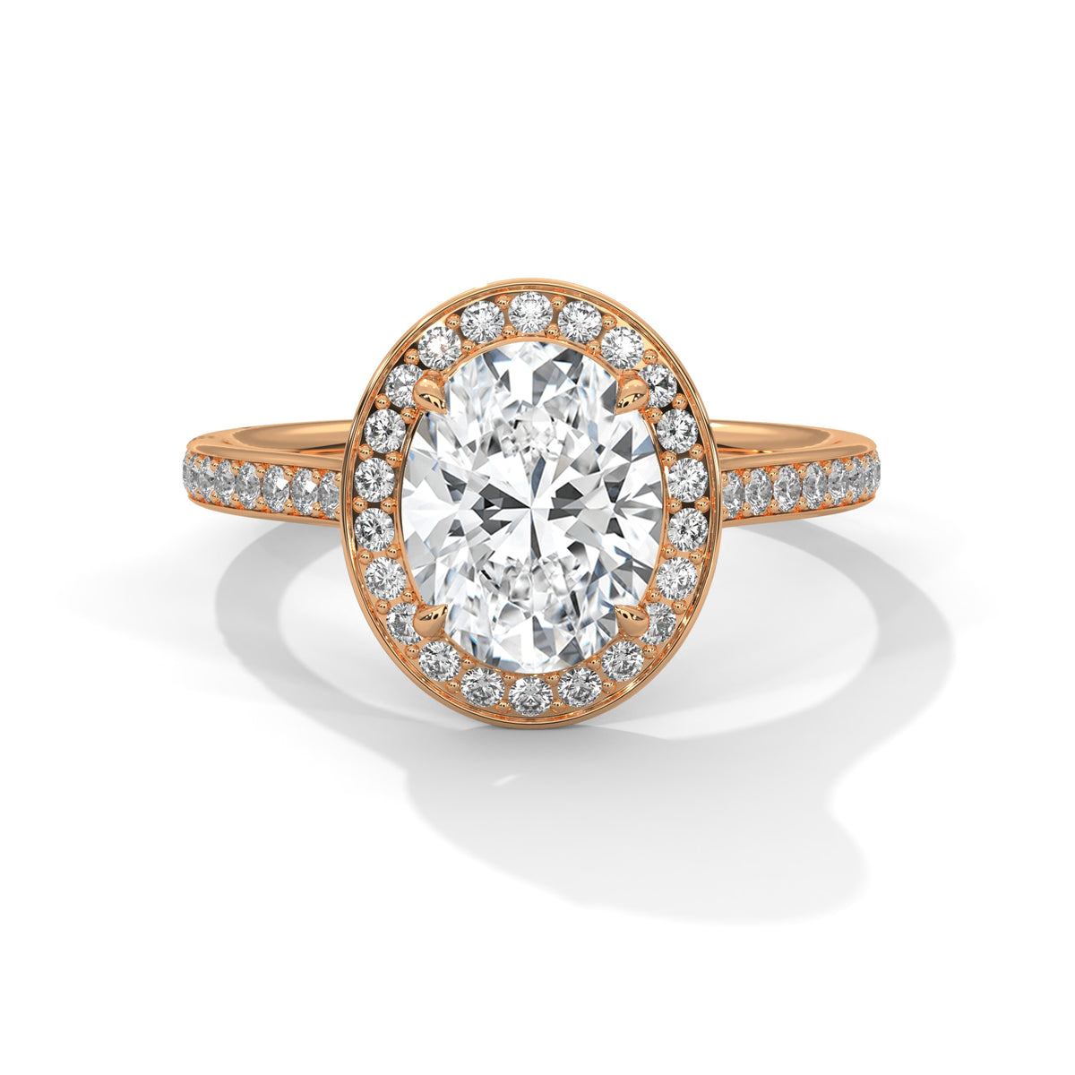 oval-14k rose gold|oval-18k rose gold