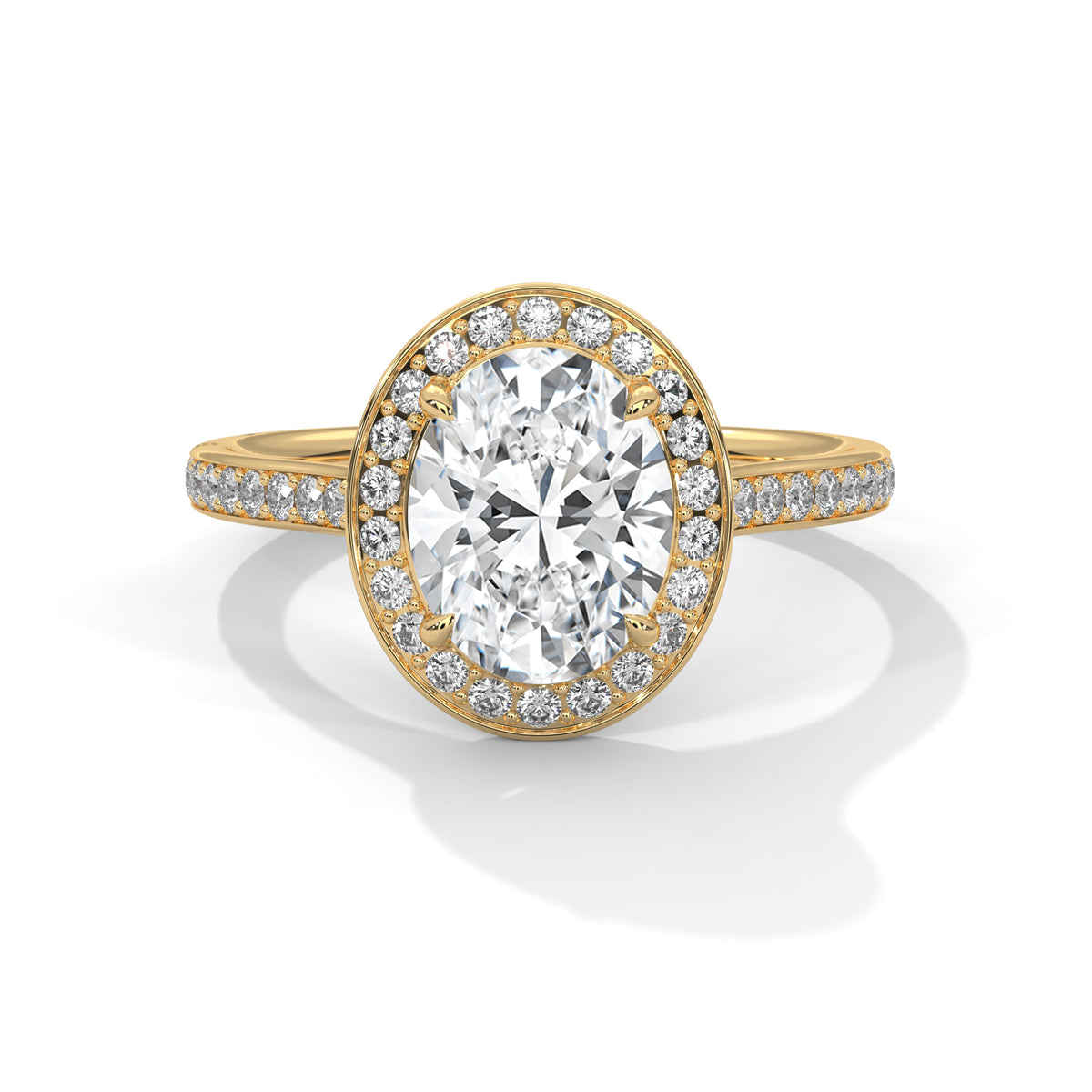 oval-14k yellow gold|oval-18k yellow gold
