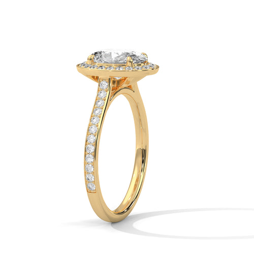 Load image 1 in gallery view. oval-14k yellow gold|oval-18k yellow gold