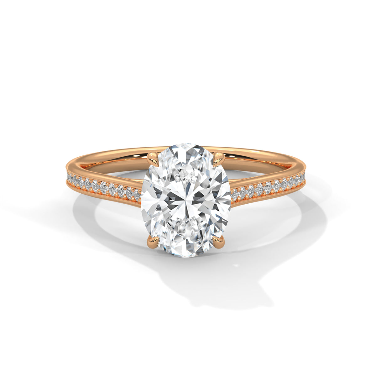 oval-14k rose gold|oval-18k rose gold