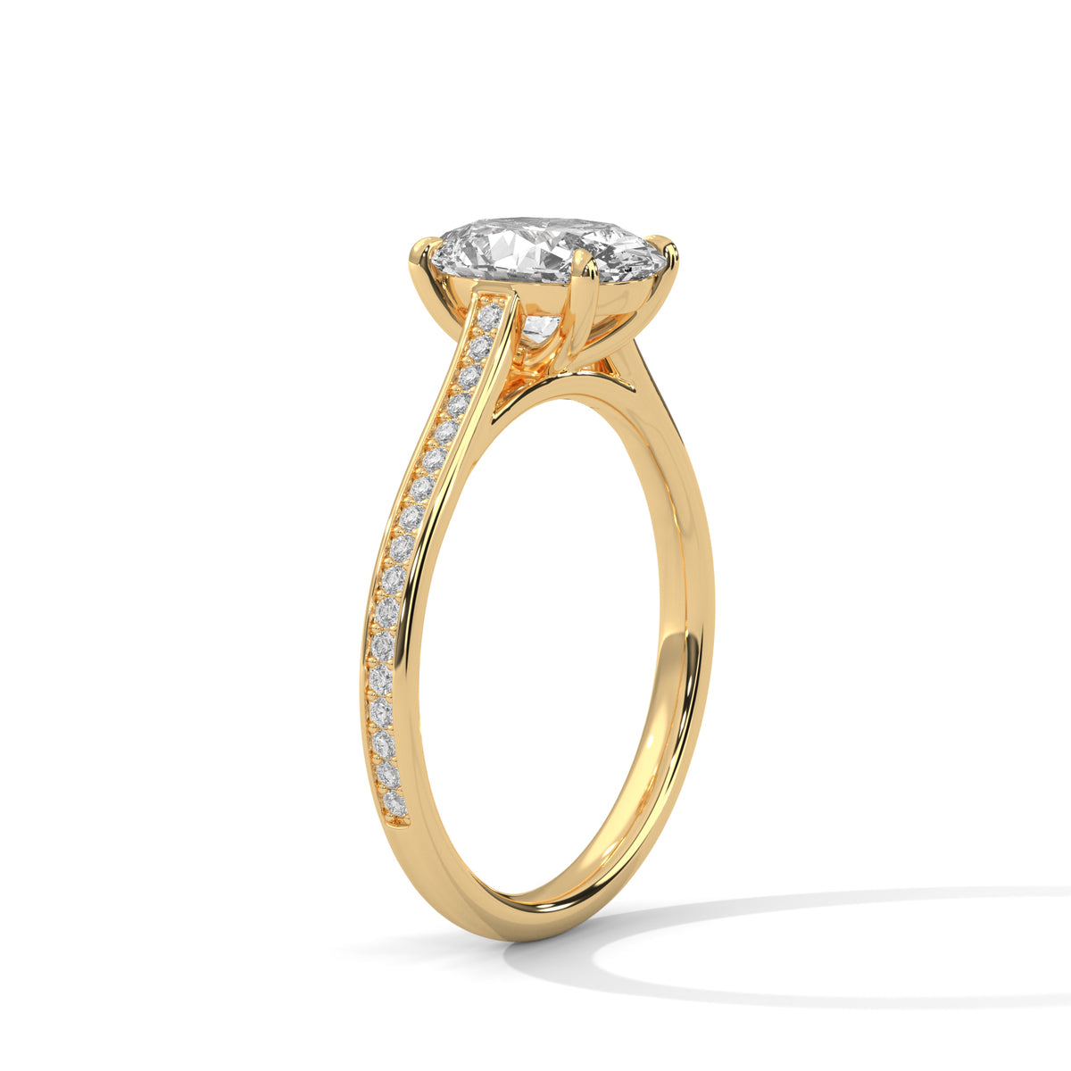 oval-14k yellow gold|oval-18k yellow gold