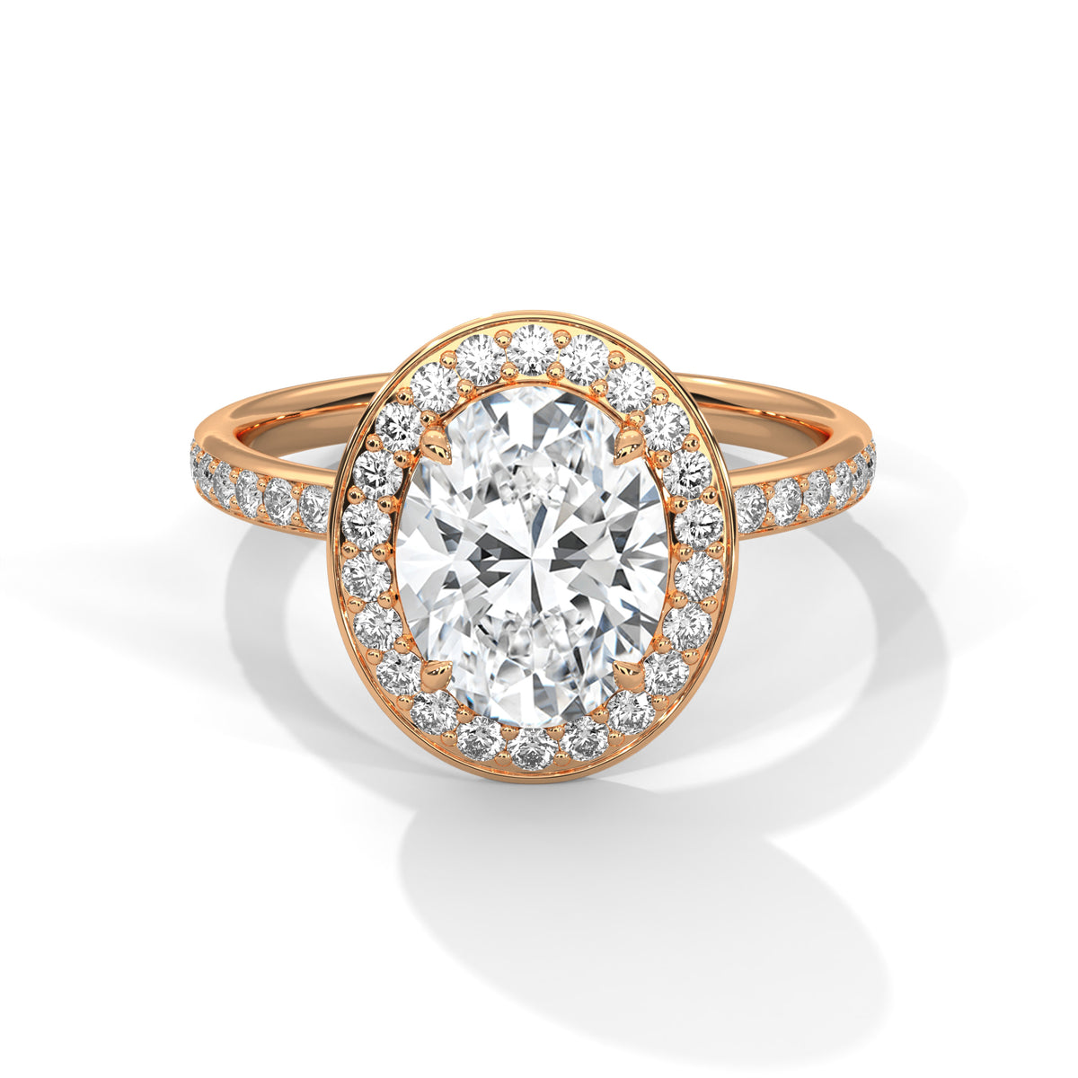 oval-14k rose gold|oval-18k rose gold
