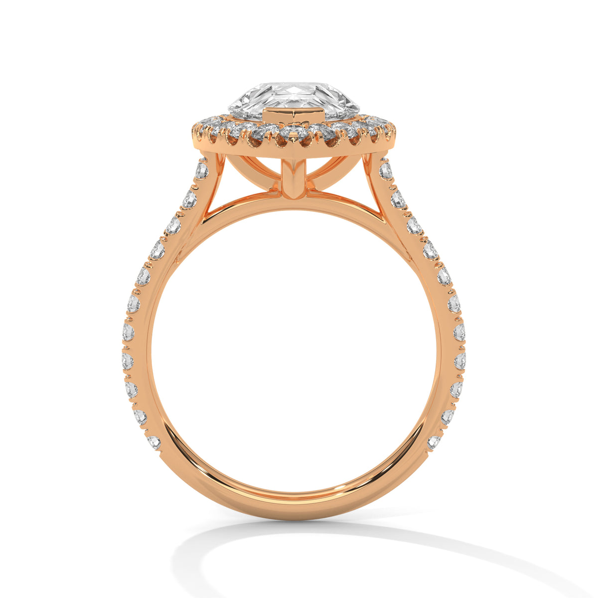 pear-14k rose gold|pear-18k rose gold