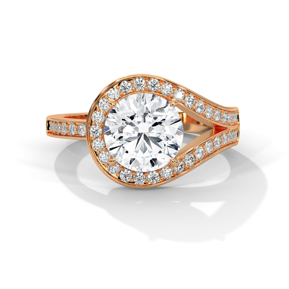 round-14k rose gold|round-18k rose gold