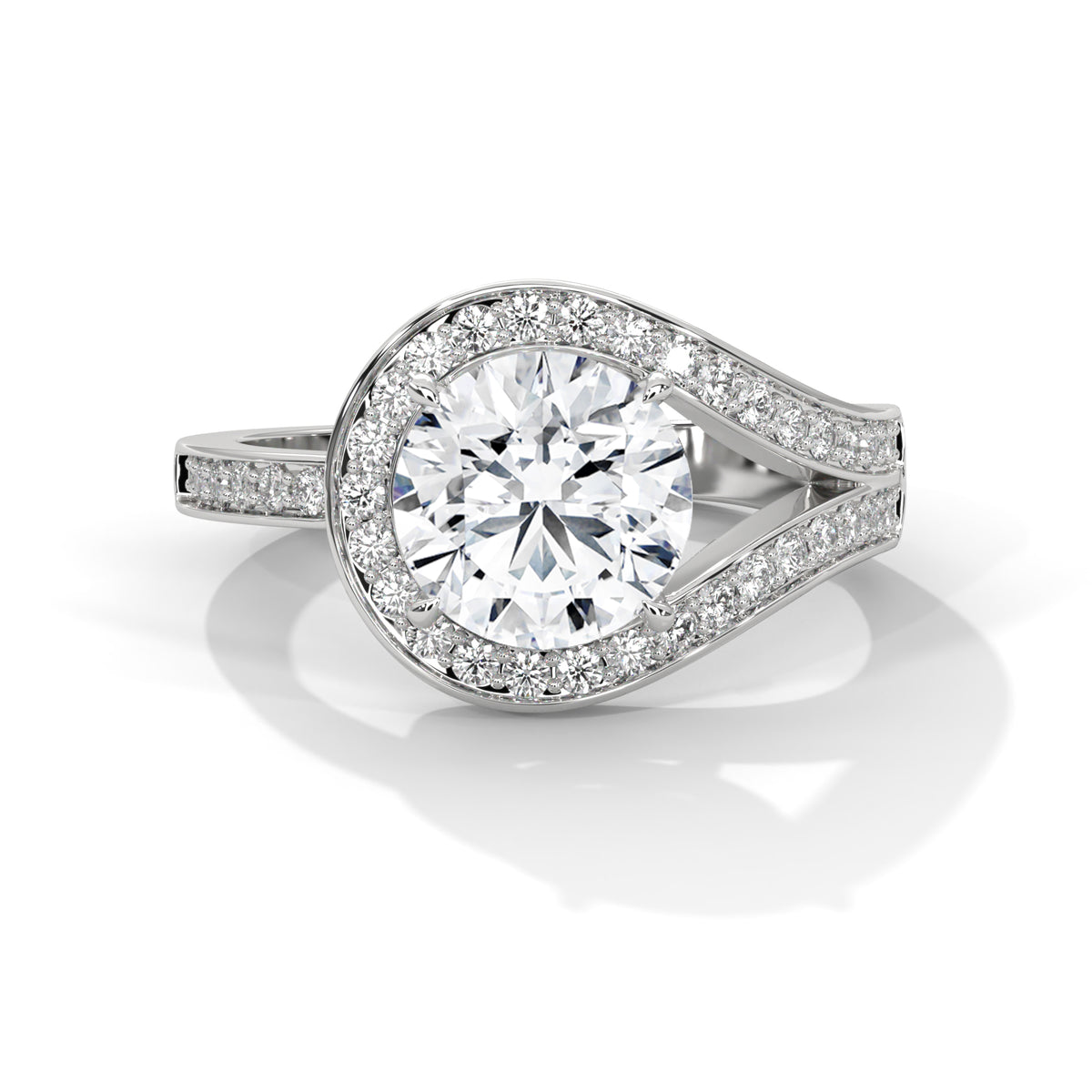 round-14k white gold|round-18k white gold|round-platinum