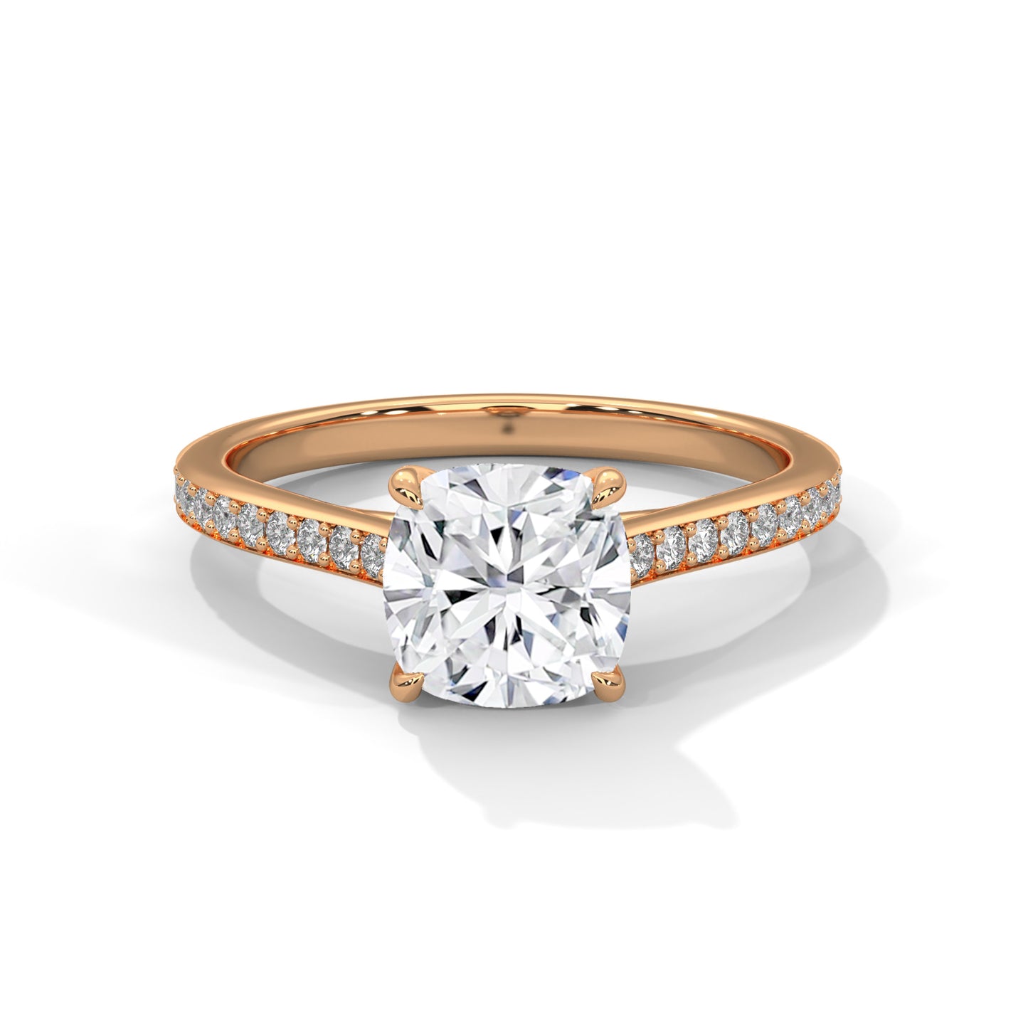 cushion-14k rose gold|cushion-18k rose gold